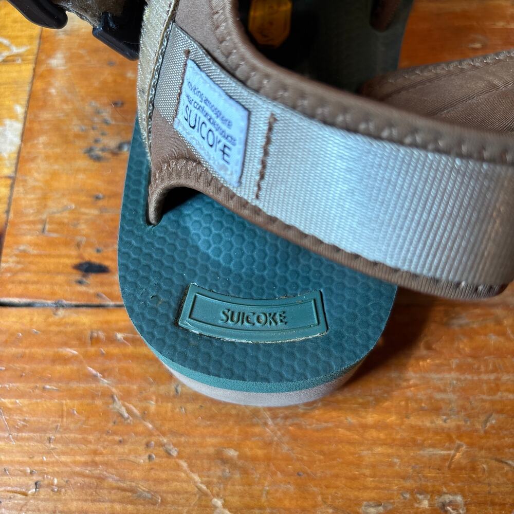 Suicoke GGA-V Strappy Sandal, Kahki Green, US Men’s 7 / Women’s 9, vibram Sole - Picture 5 of 6